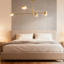 Axyaa Nordic Branch-Shaped Chandelier - Modern Wrought Iron Minimalist Design