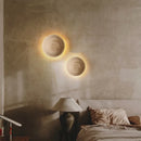 Axyaa Yellow Travertine LED Wall Lamp for Living Room, Stair, Bathroom