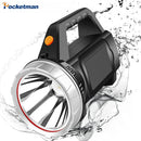 Axya High Lumen Rechargeable Spotlight Waterproof Work Light Torch