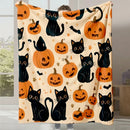 Axyaa Cartoon Cute Halloween Gift Flannel Sofa Blanket