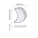 Axyaa Moon-Shaped Ceramic Dinnerware Set for Flexible Dining Combinations
