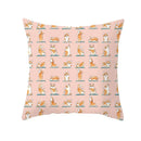 Axyaa Yoga Panda & Avocado Cartoon Animal Throw Pillow Bundle