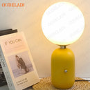Axyaa Glass Ball Table Lamp - Modern Living Room Lighting Fixture