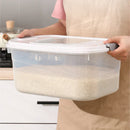 Axyaa Plastic Rice Bucket Cereals Grains Storage Box Food Container Organizer