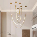 Axyaa Modern Dining Room Pendant Light LED Chandelier Decorative Ceiling Lamp