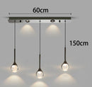 Axyaa Crystal Chandelier LED Ceiling Lamp for Living Room