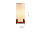 Axyaa Zen Floor Lamp fabric shade minimalist light for Living Room Bedroom Sofa