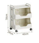 Axyaa Office Printer Storage Rack Trolley, Multi-layer Under Table Shelves Organizer Solution