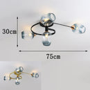Axyaa Nordic Pendant Lamp for Dining Room, Indoor Ceiling Light Chandelier