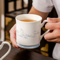 Axyaa Landscape Painting Ceramic Mug - 300ml Office Tea Cup