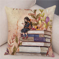 Axyaa Fairy Tale World Pillowcase: Cartoon Pattern Decor for Living Room or Children's Room