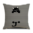 Axyaa Cat Print Cushion Cover for Stylish Home Decor and Comfort