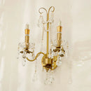 Axyaa Crystal Wall Lamp: Romantic European-Style LED Lighting for Bedroom and Living Room