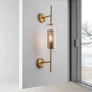 Axyaa Nordic Glass LED Wall Sconce for Living Room Bedroom