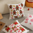 Axyaa Christmas Embroidered Pillowcase Set - 45x45cm