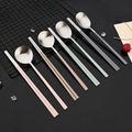 Axyaa Silver Stainless Steel Dinnerware Set for Parties and Everyday Dining