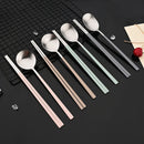 Axyaa Silver Stainless Steel Dinnerware Set for Parties and Everyday Dining