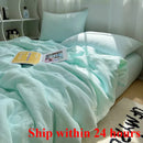 Axyaa Summer Double-Layer Yarn Xia Liang Quilt Set - 4-Piece