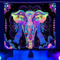 Axyaa Psychedelic Skull Eye Laser Tapestry Wall Hanging – Luminous Home Decor