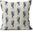 Axyaa Marine Themed Throw Pillow Covers, Home Décor, Sofa Bed Pillowcases 45x45