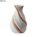 Axyaa Ceramic Vase Plant Pot Floral Vases Room Decor Aesthetic Ornaments