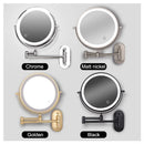 Axyaa LED Makeup Mirror Double Side Fill Light USB Charging Tricolor Dimming
