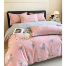 Axyaa Cotton Twill 4-Piece Set with Hot Print