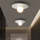 Axyaa Marble Ceiling Lamp - Nordic Style Lighting for Living Room and Bedroom