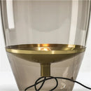 Axyaa Glass Table Lamp: Czech Designer Desk Light for Bedroom, Study, Living Room