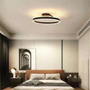 Axyaa Minimalist Ring LED Ceiling Chandelier for Dining Living Room Bedroom Lighting
