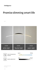Axyaa Modern LED Chandelier for Dining Kitchen Bar Living Bedroom