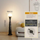 Axyaa Cream Floor Lamp: Nordic Minimalism LED for Living Room & Bedroom