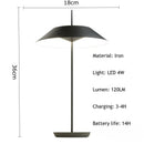 Axyaa Rechargeable Dimmable Desk Lamp Modern Romantic LED Night Light
