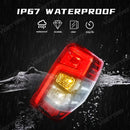Axyaa Tail Lights Set for Mitsubishi Triton L200 2019-2022 - Rear Driving, Turn Signal, Brake & Reverse Lights