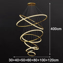 Axyaa Modern LED Pendant Light Chandeliers for Living Room and Dining Room