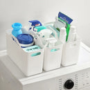 Axyaa Desktop Plastic Sorting Basket - Transparent Household Storage Solution