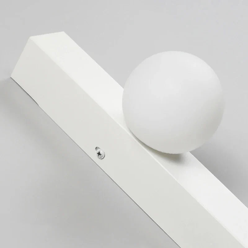 Axyaa White Glass Metal Wall Light for Bedroom, Stairs, Aisle, Restaurant, Sconce