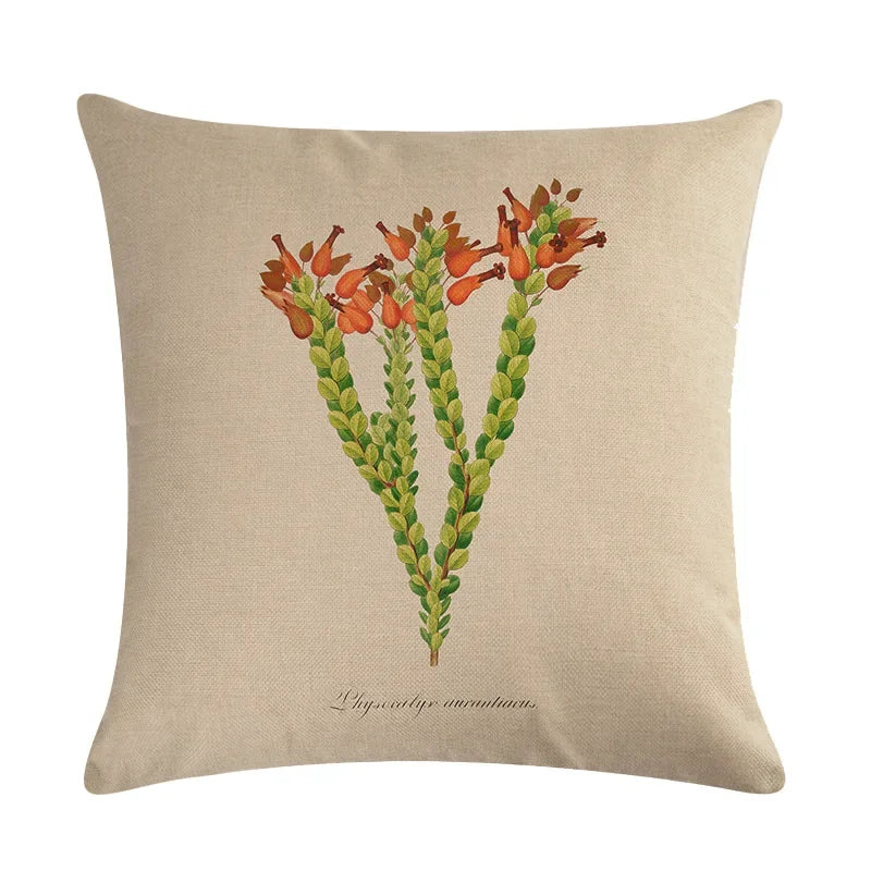 Axyaa Plant Print Embrace Pillowcase 45*45cm