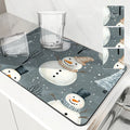 Axyaa Christmas Tree Kitchen Draining Mat