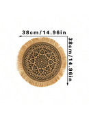 Woven Seagrass Wall Basket Axyaa Rustic Boho Home Decor Farmhouse Round Baskets