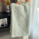 Axyaa Boho Cotton Throw Blanket for Bed Couch All Seasons Lightweight Quilt