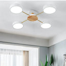 Axyaa Black LED Ceiling Lamp: Creative Pendant Chandelier for Home Decor