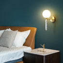 Axyaa Marble Round Ball Wall Light LED G9 5W Nordic Minimalist Restaurant Bar Counter Lamp