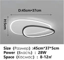 Axyaa Modern LED Ceiling Light for Living Room Kitchen Bedroom Hallway Balcony