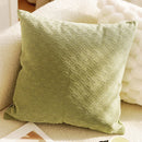 Axyaa Green Canvas Pillowcase 45X45: Luxury French Design for Living Room Sofa Decor