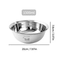 Axyaa Stainless Steel Salad Mixing Bowl Kitchen Tableware Baking Tool