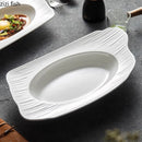 Axya Irregular Ceramic Dinner Plate Specialty Tableware