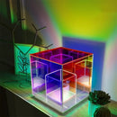 Axyaa LED Cube Table Lamp: Modern Decorative Atmosphere Light for Home