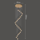 Axyaa Crystal Chandelier Pendant Light for Luxury Dining Room Decor