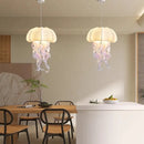 Axyaa French Cream Style Jellyfish Chandelier for Bedroom and Bar Counter